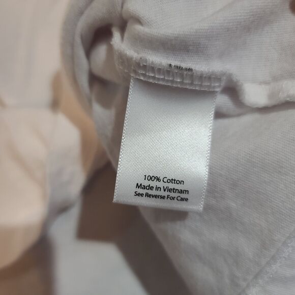 Kate Park Womens T-ShirtWhite Size PL 100% Cotton Short Sleeve Pullover - Picture 7 of 12